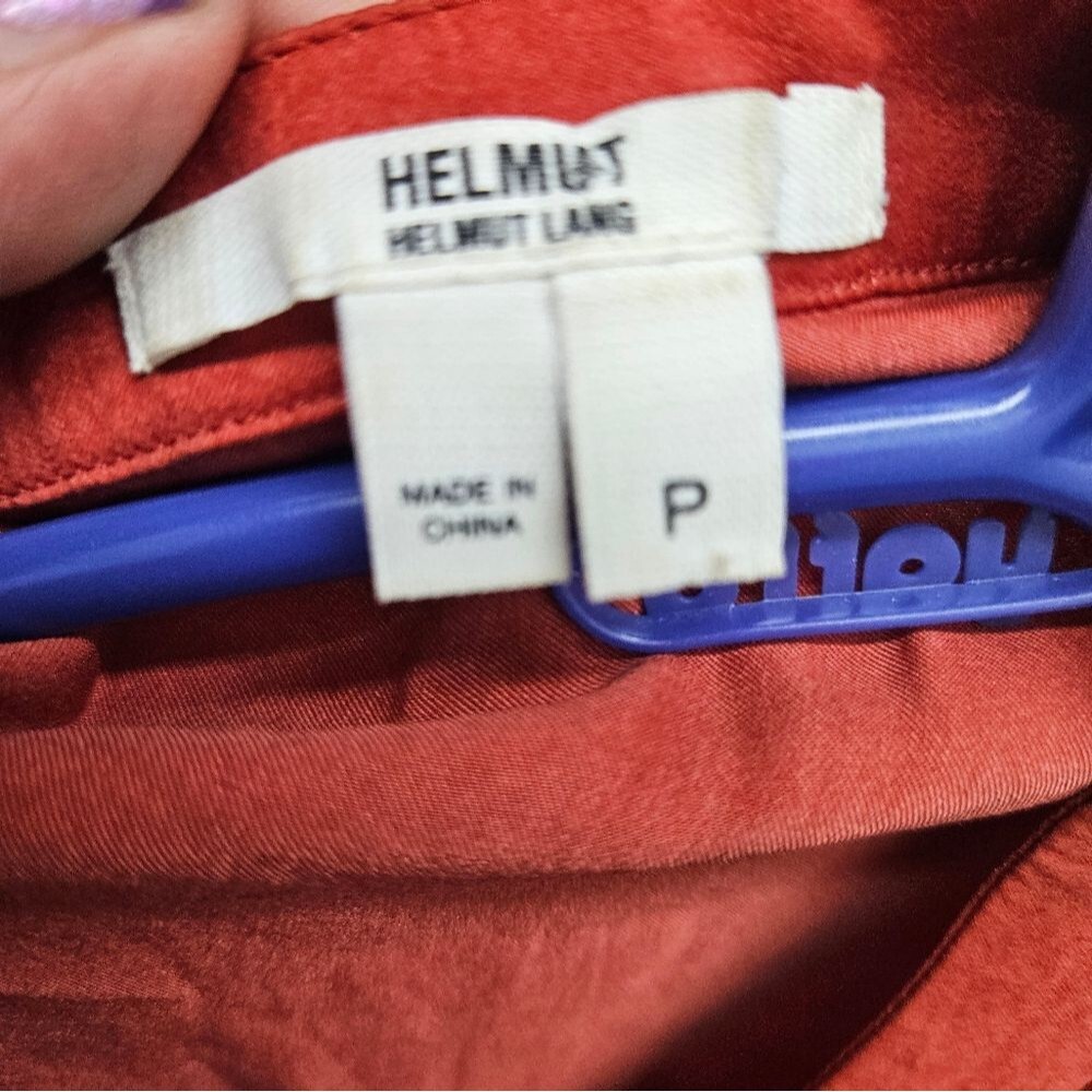 Helmut Lang Sleeveless Button Front Top In Dark C… - image 4